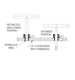 CARRLANE LOCKING T PIN ASSEMBLY    CL-1A-LTP-B