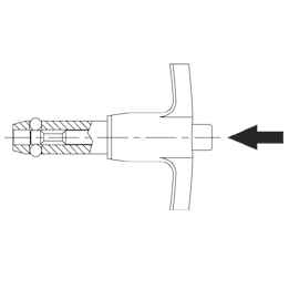 CARRLANE BALL LOCK PIN CL-4-BLPL-2.50-S-C