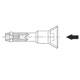 CARRLANE MARINE BALL LOCK PIN    CLM-8-MBPM-60-S