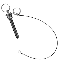 CARRLANE DOUBLE-ACTING BALL LOCK PIN    CL-3-BPDT-6.00-S-NL