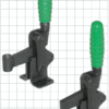 CARRLANE VERTICAL-HANDLE TOGGLE CLAMP (HEAVY DUTY), BASE PLATE    CL-5-HVTC-P