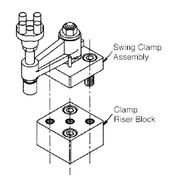 CARRLANE CLAMP RISER BLOCK    CL-MF40-1601