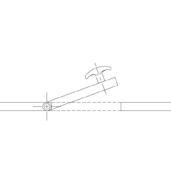 CARRLANE T HANDLE    CL-424-TH