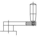 CARRLANE REVOLVING HANDLE    CL-400-RH-F