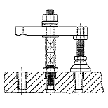 CARRLANE STUD LEVELING FOOT    CLM-10-SLF