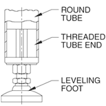 CARRLANE THREADED TUBE END    CL-8-TTER-112