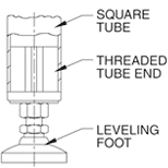 CARRLANE THREADED TUBE END    CL-8-TTES-112