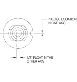 CARRLANE FLOATING LOCATING PIN    CL-8-FLP