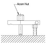 CARRLANE ACORN NUT    CLM-16-AN