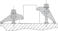 CARRLANE FORGED ADJUSTABLE CLAMP ASSEMBLY    CL-5-FACA-HKA-20