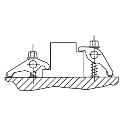 CARRLANE FORGED ADJUSTABLE CLAMP    CL-8-FAC