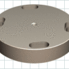 CARRLANE ROUND FIXTURE PLATE    CL-160-00-RFP
