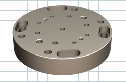 CARRLANE ROUND VISE PLATE    CL-160-02-RFP