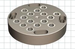 CARRLANE ROUND VISE PLATE    CL-160-02-RFP