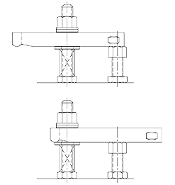 CARRLANE SLOTTED-HEEL CLAMP STRAP ASSEMBLY    CL-1-SHA-5