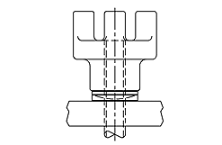CARRLANE SLOTTED-HEEL PADDED CLAMP ASSEMBLY    CL-166-SHPA-6