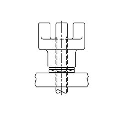CARRLANE SLOTTED-HEEL CLAMP STRAP ASSEMBLY    CL-20-SHA-6