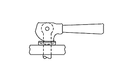 CARRLANE SLOTTED-HEEL CLAMP STRAP ASSEMBLY    CL-1-SCA