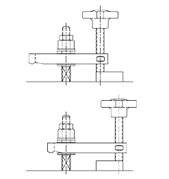 CARRLANE TAPPED-HEEL CLAMP STRAP    CL-70-CS