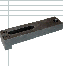 CARRLANE TAPPED-HEEL PADDED CLAMP STRAP    CL-164A-CS