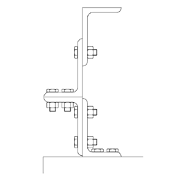CARRLANE ANGLE BRACKET    CL-1538-ABK