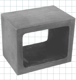 CARRLANE CAST SECTION (RECTANGULAR)    CL-1-CSR-25.00