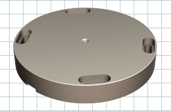 CARRLANE ROUND VISE PLATE    CL-210-02-RFP