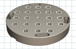CARRLANE ROUND VISE PLATE    CL-210-02-RFP