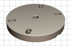 CARRLANE QUINTUS ROUND FIXTURE PLATE    CL-250-40-QRFP