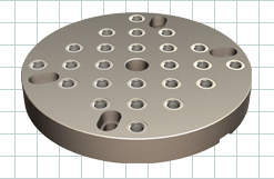 CARRLANE QUINTUS ROUND FIXTURE PLATE    CL-250-40-QRFP