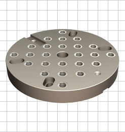 CARRLANE QUINTUS ROUND FIXTURE PLATE    CL-250-41-QRFP