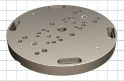 CARRLANE ROUND VISE PLATE    CL-310-03-RFP