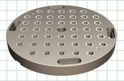 CARRLANE ROUND FIXTURE PLATE    CL-310-00-RFP