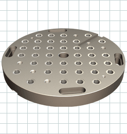 CARRLANE ROUND FIXTURE PLATE    CL-310-42-RFP