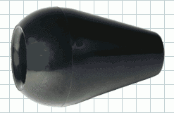 CARRLANE OVAL TAPERED KNOB    CL-54-PTK