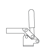 CARRLANE VERTICAL-HANDLE TOGGLE CLAMP    CL-201-TC