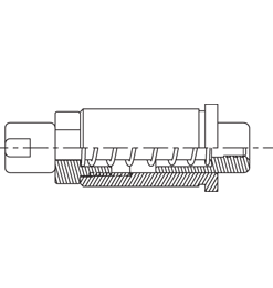 CARRLANE STRAIGHT INDEX PLUNGER    CL-22002-SIP