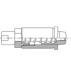 CARRLANE TAPERED INDEX PLUNGER    CL-22012-TIP