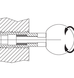 CARRLANE HAND-RETRACTABLE PLUNGER    CL-8-HRPT-S