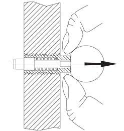 CARRLANE HAND-RETRACTABLE PLUNGER    CL-6-HRPT
