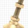 CARRLANE STUD LEVELING FOOT    CL-6-SLF-4