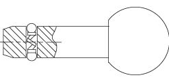 CARRLANE THREADED DETENT PIN    CL-3-TDP-0.50-S