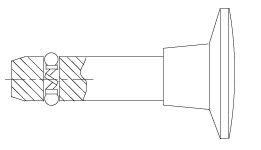 CARRLANE THREADED DETENT PIN CL-8-TDP-1.00-S