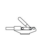 CARRLANE PUSH/PULL TOGGLE CLAMP    CLM-300-PC