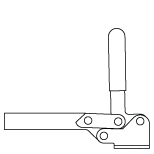 CARRLANE VERTICAL-HANDLE TOGGLE CLAMP    CL-311-TC