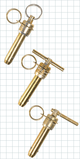 CARRLANE DOUBLE-ACTING BALL LOCK PIN    CLM-6-BPDT-50-S-NL