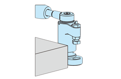 CARRLANE ONE-TOUCH QUICK-ACTING SWING CLAMP    CL-150-QSCR