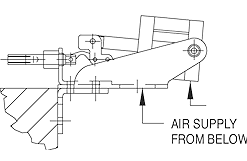 CARRLANE AIR-POWERED TOGGLE CLAMP    CL-600-PPC-MPD