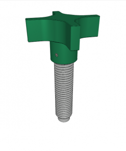 Hand Retractable Plunger Cam Handle