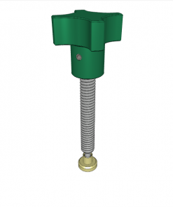EXTRUDED KNOB SHOE ASSEMBLY